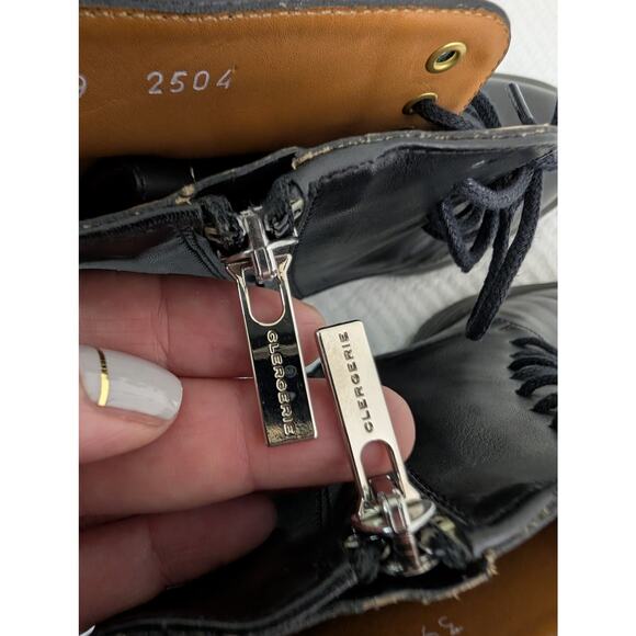 Clergerie Black Leather Radio Boot - Picture 11 of 16